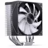 Arrefecedor de CPU Jonsbo CA40 preto ARGB, ventoinha PWM de 120 mm, 225 W TDP, preto