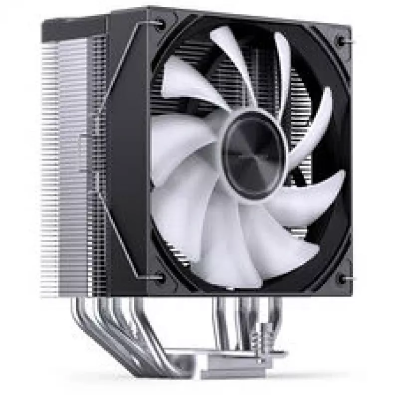 Arrefecedor de CPU Jonsbo CA40 preto ARGB, ventoinha PWM de 120 mm, 225 W TDP, preto