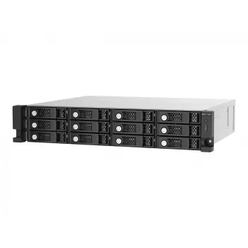 QNAP TL-R1220Sep-RP Caixa para HDD/SSD preto, cinzento 2,5/3,5 polegadas