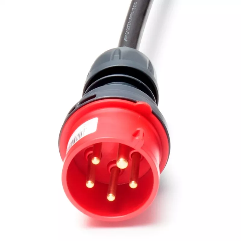 Adaptador de segurança Juice Technology JUICE CONNECTOR, CEE16 / 400V, 3 fases (vermelho, para JUICE BOOSTER 2)