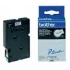 Fita de etiquetagem Brother Gloss Laminated - 12 mm, preto/branco, pack de 10 fita de etiquetagem TC