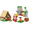 Brinquedo de construção LEGO Captain Toads Camp conjunto 72040 com funções interativas Super Mario