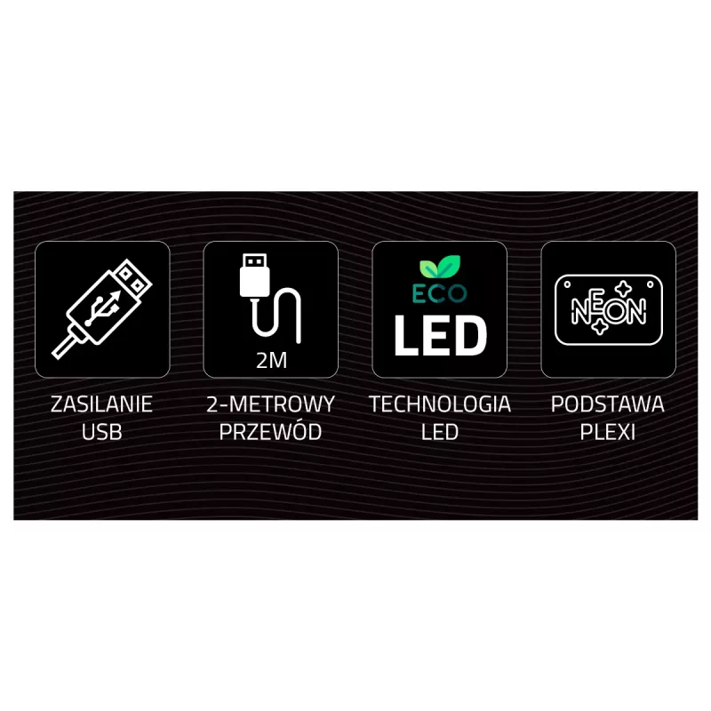 Luz néon decorativa MANTA SNL90MT Style Neon Lights — motivo astronauta em foguetão