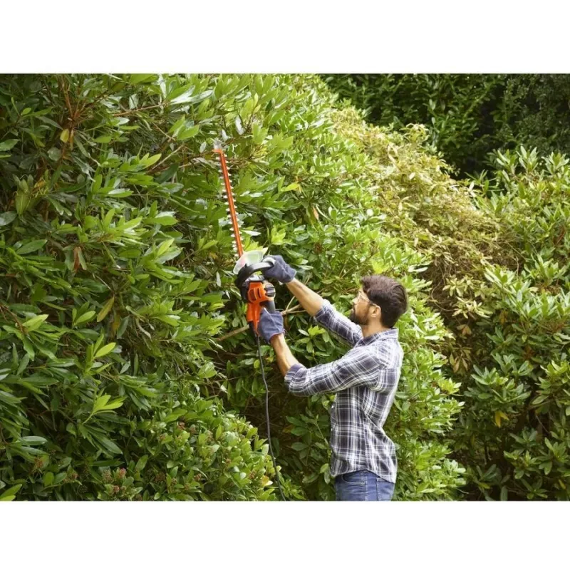 Tesoura de sebes elétrica Black & Decker BEHTS301-QS lâmina dupla