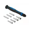 Conjunto de chaves de fendas DeLOCK 90551 8 peças sextavado exterior fenda oca 2,5 - 5,5 mm