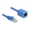 Cabo de rede DeLOCK 90364 RJ-45 Cat6 0,75 m azul
