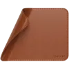 Tapete de rato Satechi Premium – tapete de rato em pele vegan (castanho)