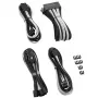 CableMod PRO ModMesh 12VHPWR conjunto de extensão de cabo da CableMod – preto/branco, conjunto de extensão PCIe 12VHPWR 16 pinos