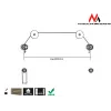 Maclean MC-557B suporte de parede ultrafino para TV, 37–70 polegadas, máx. 50 kg, VESA até 800x400