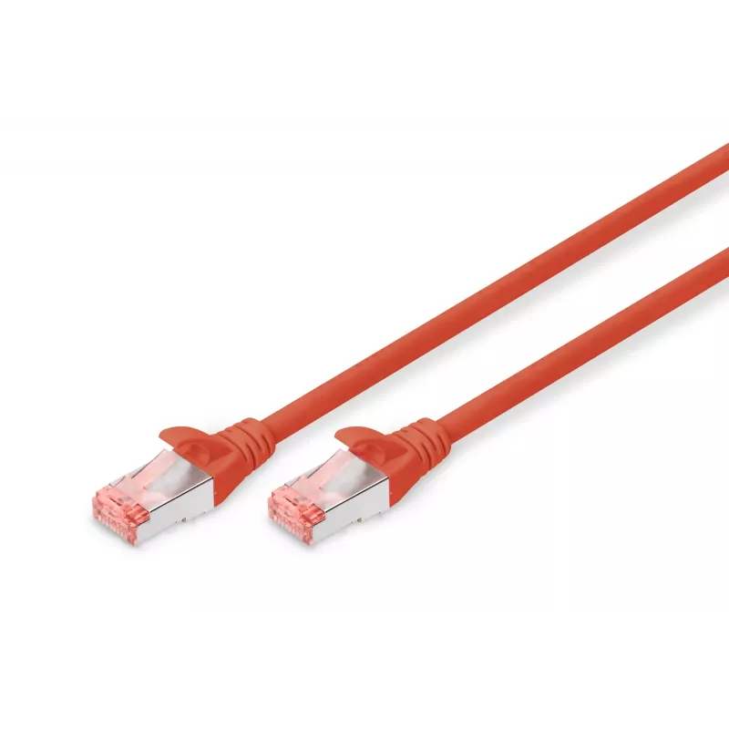 Cabo de rede Digitus CAT 6 S/FTP DK-1644-005/R 0,5 m vermelho