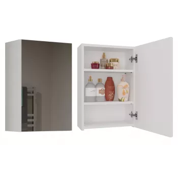 Top E Shop POLA 1DL BIEL armário de arrumação para casa de banho, branco