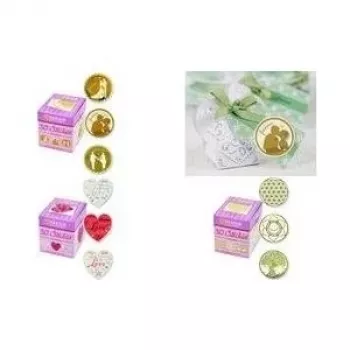 Rolo de autocolantes Avery Zweckform 56817 — etiquetas transparentes com impressão floral dourada, formato rolo