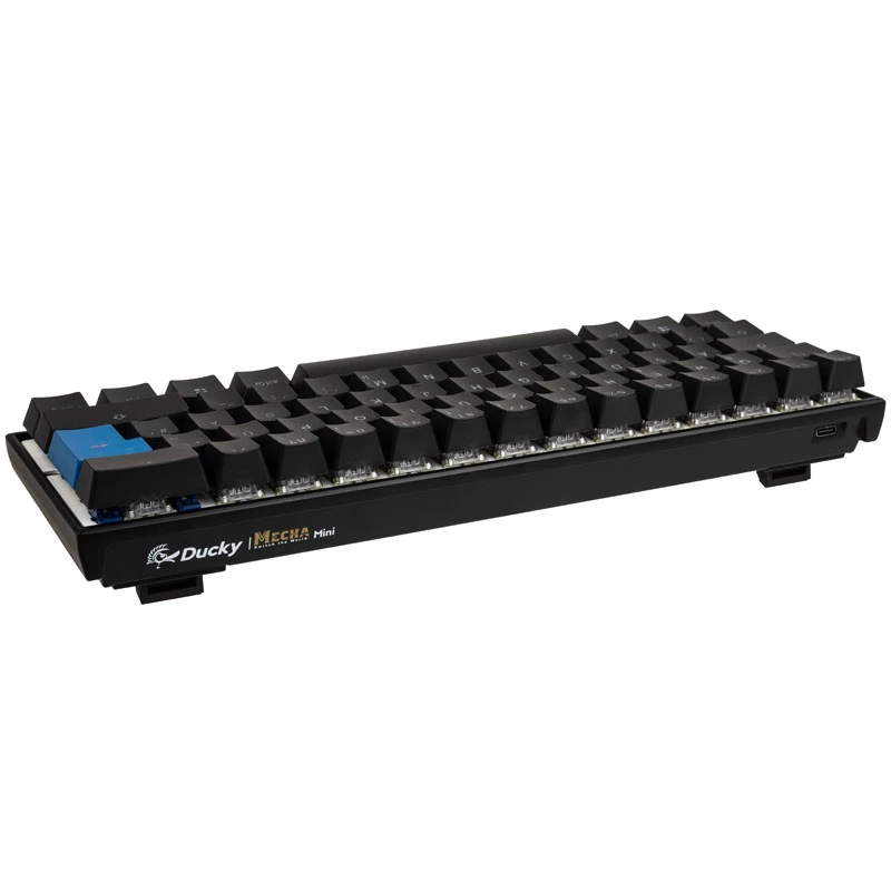 Teclado Ducky Mecha Mini Gaming USB Inglês Preto