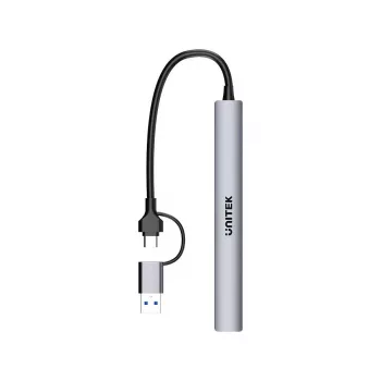 Hub USB Unitek H1209AGY01 USB-A 5Gbps 7 em 1