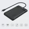Unitek Y-3036A - Caixa para disco rígido DiskGuard Raiden 2.5 USB-C para SATA III 2,5