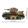 Blocos de construção Cobi Carro de combate ligeiro 7TP modelo, 669 peças, COBI-2661