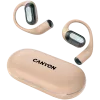 Auscultadores In-Ear Canyon OnFlow 12 OWS, bege Bluetooth 5.4, cancelamento de ruído ambiente, controlo tátil, 4 microfones com ENC