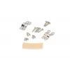 Tomada Extralink CAT6 UTP, conector pass-through, preto