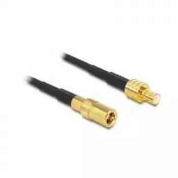 Cabo coaxial DeLOCK 88732 0,5 m SMB preto