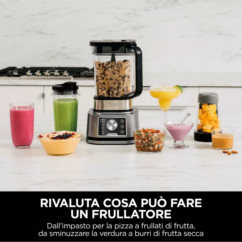 Ninja CB350EU Foodi Power Nutri misturadora 3-em-1, 1200 W