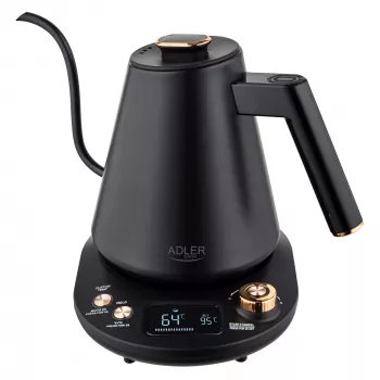 Adler AD 1349 chaleira com bico longo 1,0 L preto
