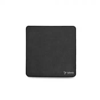 Tapete de rato para gaming SAVIO Schwarz Edition Precision Control S 25x25 preto