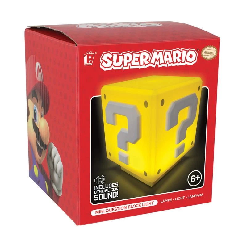 Luz Paladone Super Mario Mini Bloco de Interrogação