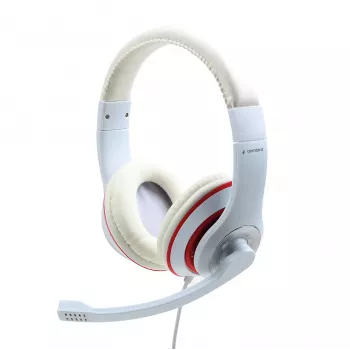 AUSCULTADORES ESTÉREO BRANCO/MHS-03-WTRD GEMBIRD