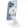 Suporte magnético SODI BM-310 branco MagSafe — suporte magnético para telefone compatível com carregadores MagSafe