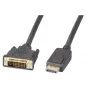 Cabo DisplayPort/DVI 24+1 EFB-Elektronik, macho-macho, 3m, preto Fabricante: EFB Elektronik (K5564SW.3V2)