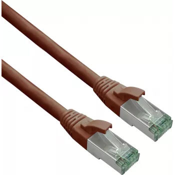 Cabo de rede Helos Patch 363778 RJ-45 (M) para RJ-45 (M) Cat 6 20m castanho