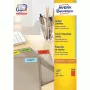 Etiquetas autocolantes para impressora Avery Coloured Labels vermelho 105 x 148 mm