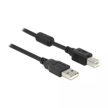 Cabo USB DeLOCK 83566 USB 2.0 1 m USB A USB B preto