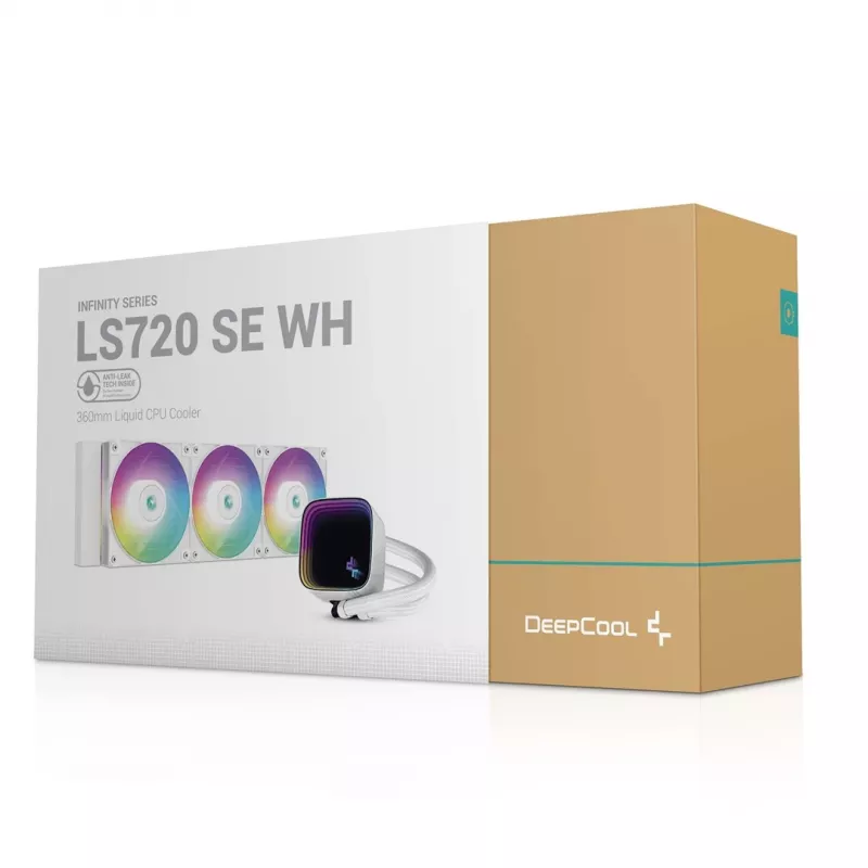 Arrefecedor líquido all-in-one para processador DeepCool LS720 SE WH 12 cm Branco 1 unid.