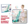 Máquina de cortar relva com bolhas de sabão Madej 007946 azul com bolhas de sabão e som realista, brinquedo de exterior para crianças
