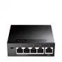 Switch de Rede Cudy GS105 — 5 Portas Gigabit Ethernet (10/100/1000), Preto, Fonte de Alimentação 5 V DC Incluída