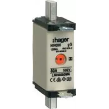 Hager LNH0080MK. Largura: 21 mm, Altura: 79 mm (LNH0080MK)