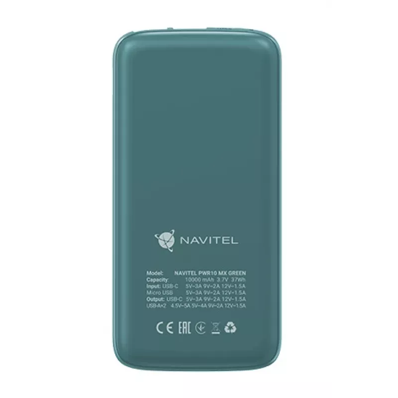 Powerbank Navitel PWR10 MX VERDE 10000 mAh