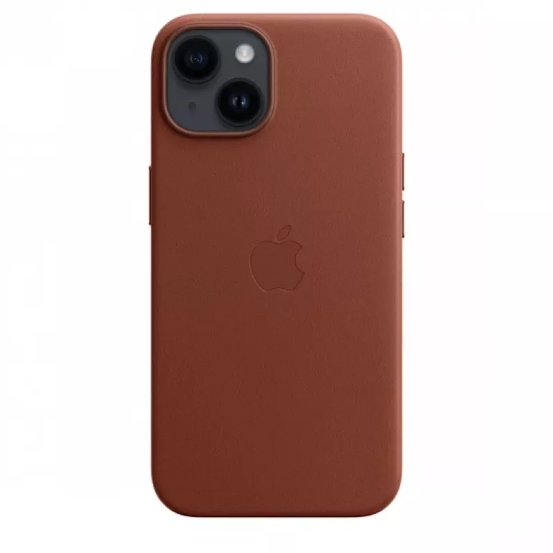 Apple | Capa de pele de 14 com MagSafe | Capa com MagSafe | Apple | iPhone 14 | Pele | Umber