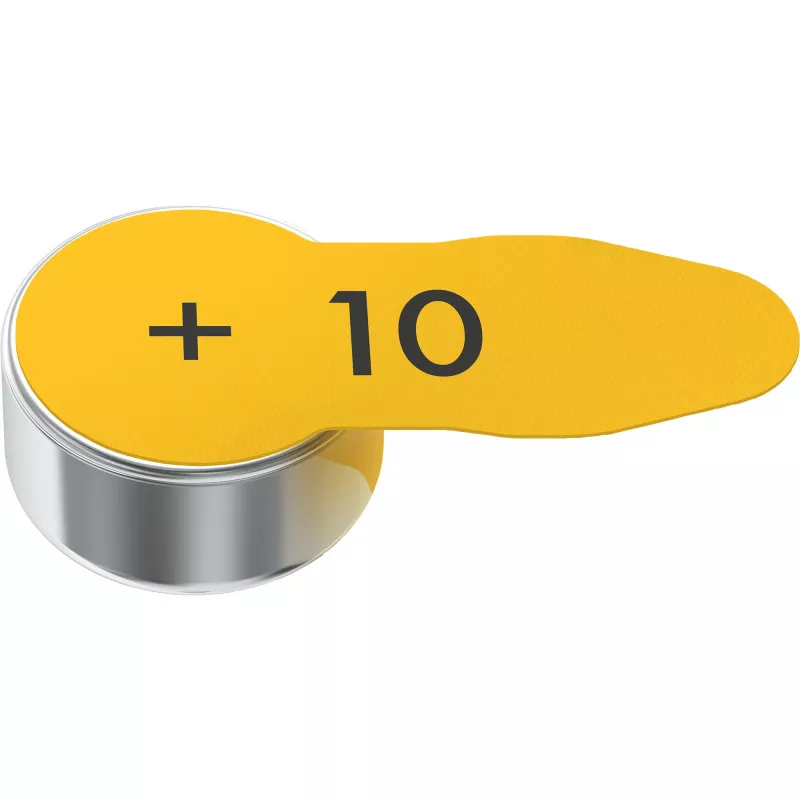 Varta 24610101416 pilha para aparelho auditivo tamanho 10 PR70, zinco-ar, 1,45 V, 6 unid.