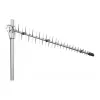 Antena Poynting LTE/GSM para mastro A-LPDA-0092 prateada SMA (M) LoRa Helium 11dbi Yagi/Mastro SMA -Macho 7m cabo