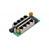 Injetor PoE Extralink Gigabit 4 Portas, 4x 1000Mb/s RJ45, 48V, azul/preto
