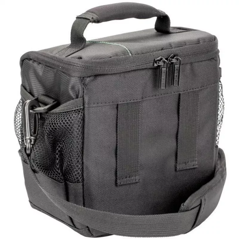 Mala de ombro Rivacase 7420 preta compatibilidade SLR