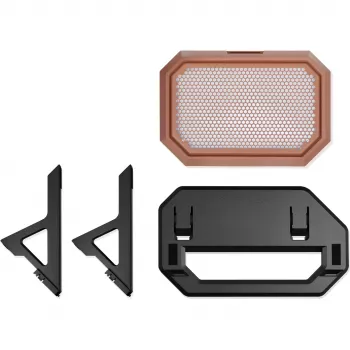 Kit de base para chassis para The Tower 600 Mocha Mousse (preto/moca, para colocação horizontal)