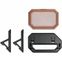 Kit de base para chassis para The Tower 600 Mocha Mousse (preto/moca, para colocação horizontal)