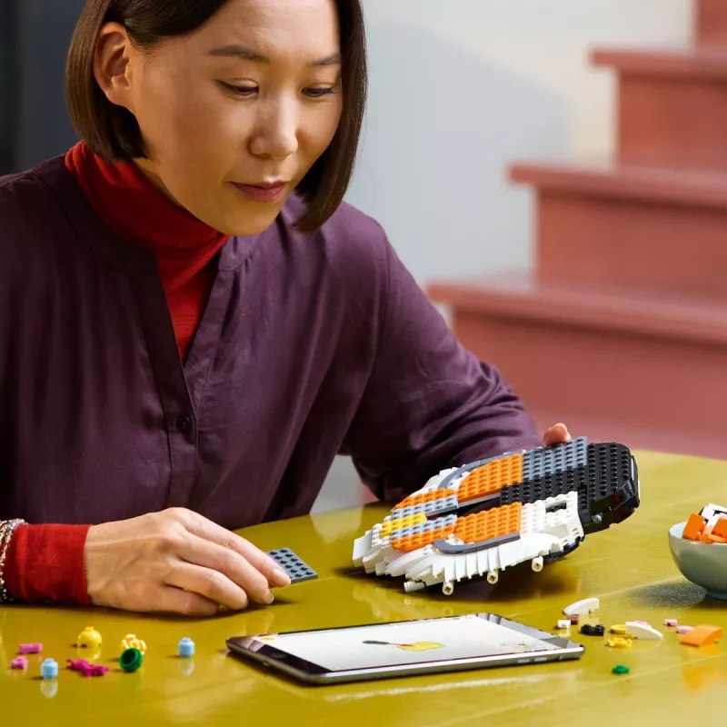 Brinquedo de construção LEGO Art Fauna Collection Tigre Conjunto 31217 – modelo de tigre para construir