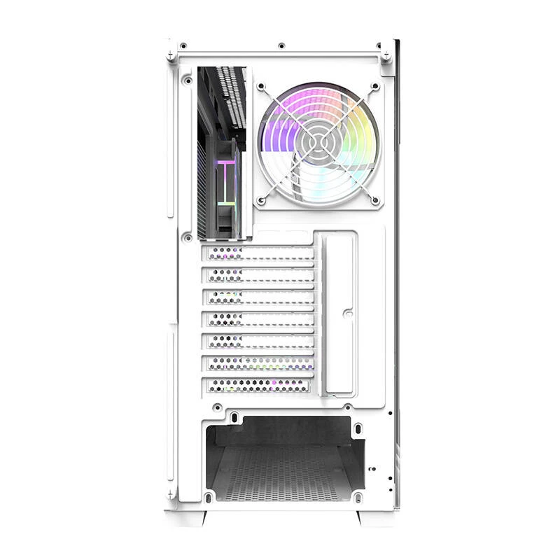 Caixa de computador Darkflash DS900 (branco) + 7 ventoinhas ARGB