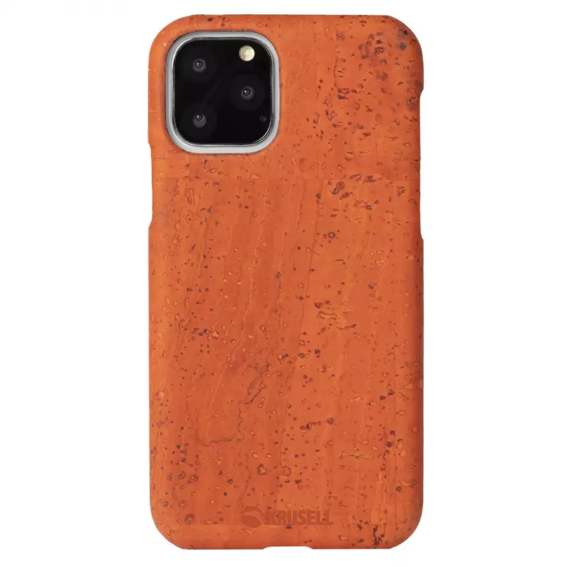 Capa de proteção Krusell Birka para Apple iPhone 11 Pro Max — cor de ferrugem