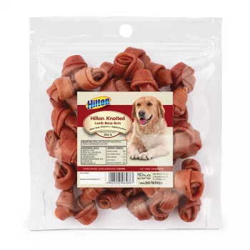 HILTON Osso de borrego com nós 6 cm - artigo de mastigar para cães - 500 g