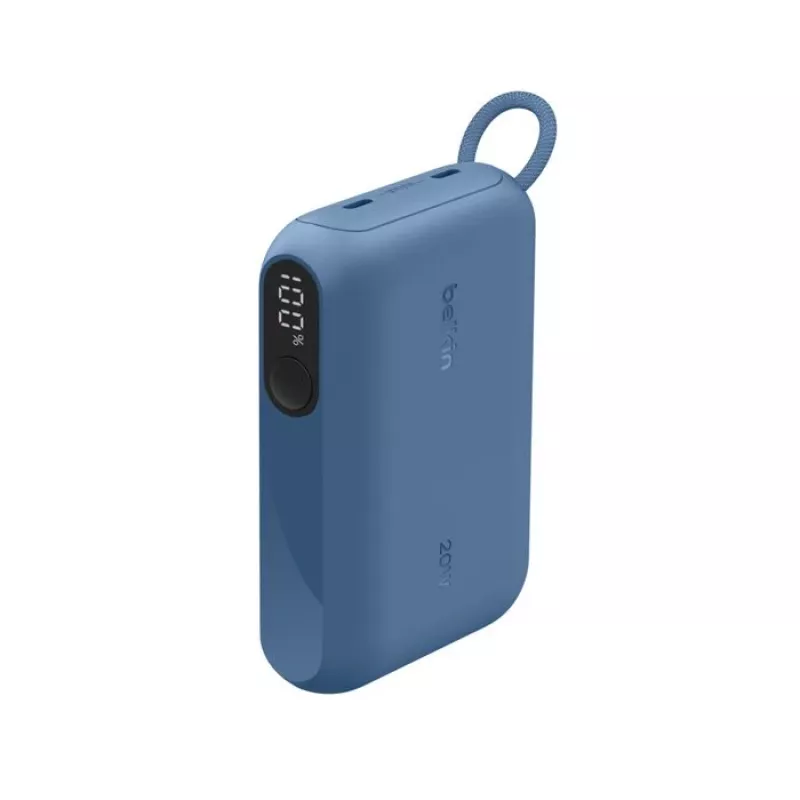 Powerbank Belkin BPB027HQBL 10000 mAh — azul, 2× conectores USB Type‑C